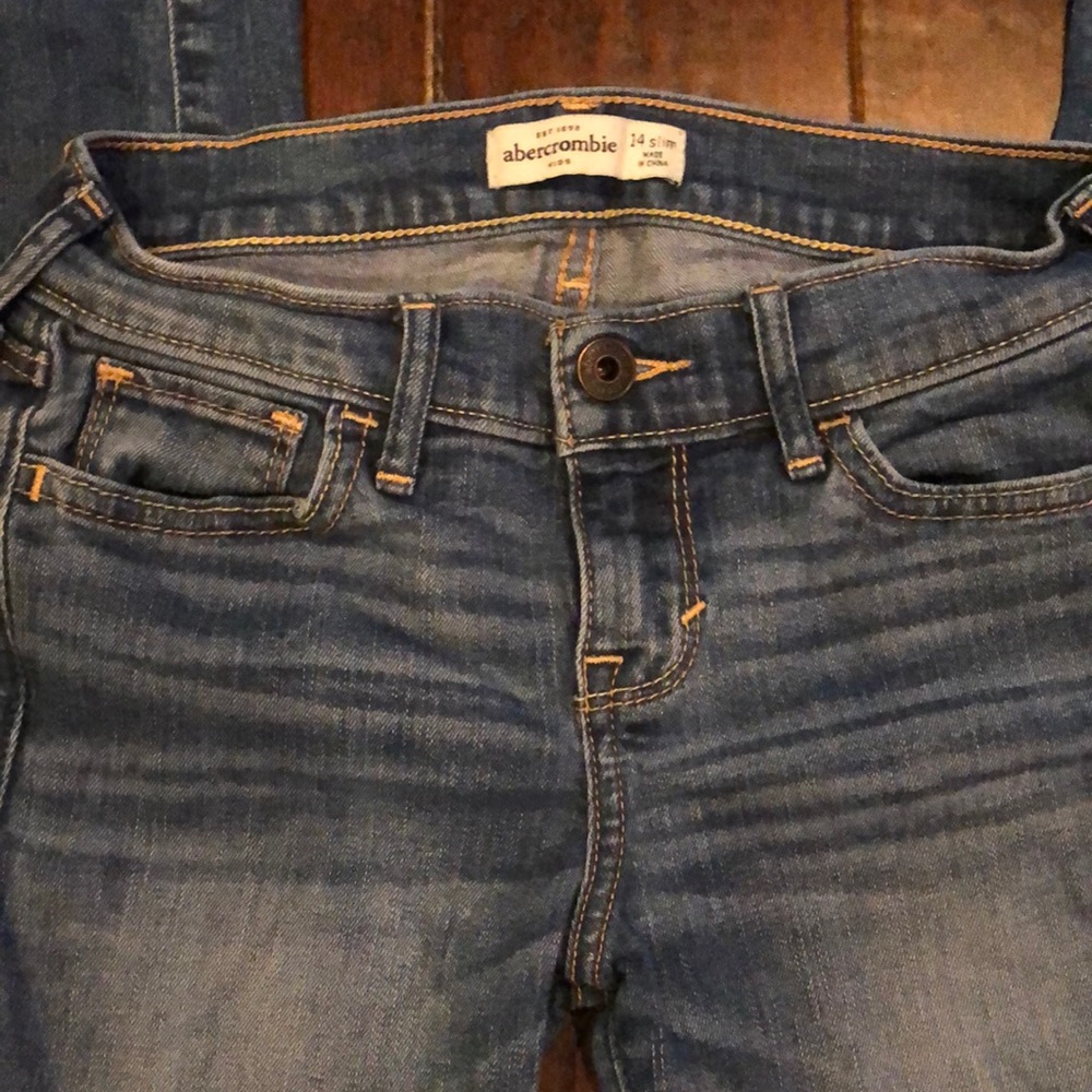 Girls Abercrombie kids jeans 14 slim